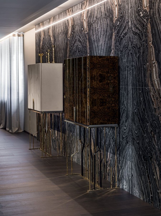 Барный шкаф Longhi Ginza bar Alessandro la Spada