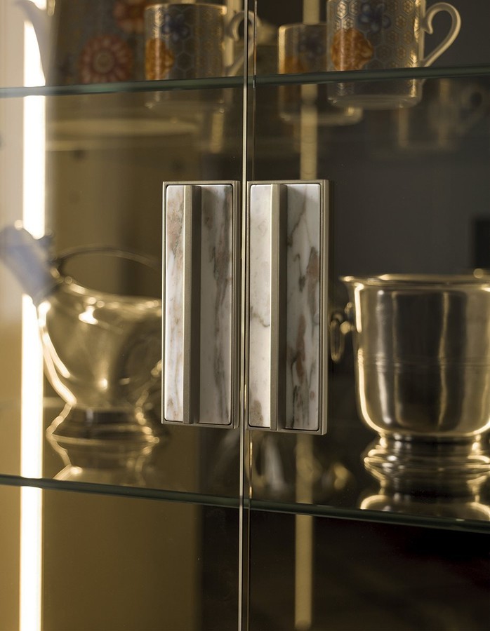 Барный шкаф Longhi Orwell tall cabinet Giuseppe Viganò