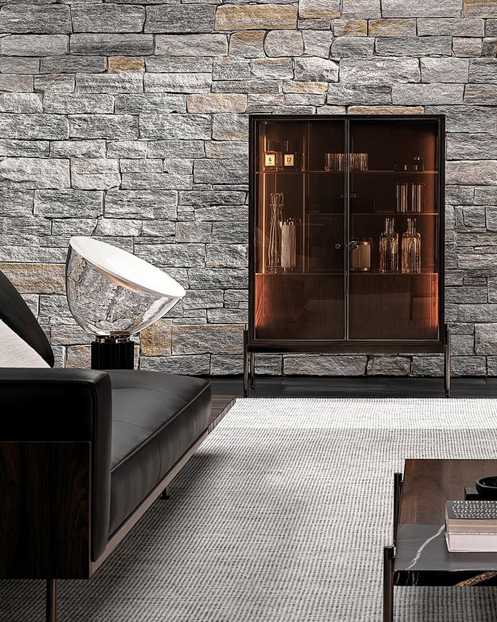 Барный шкаф Minotti Superquadra