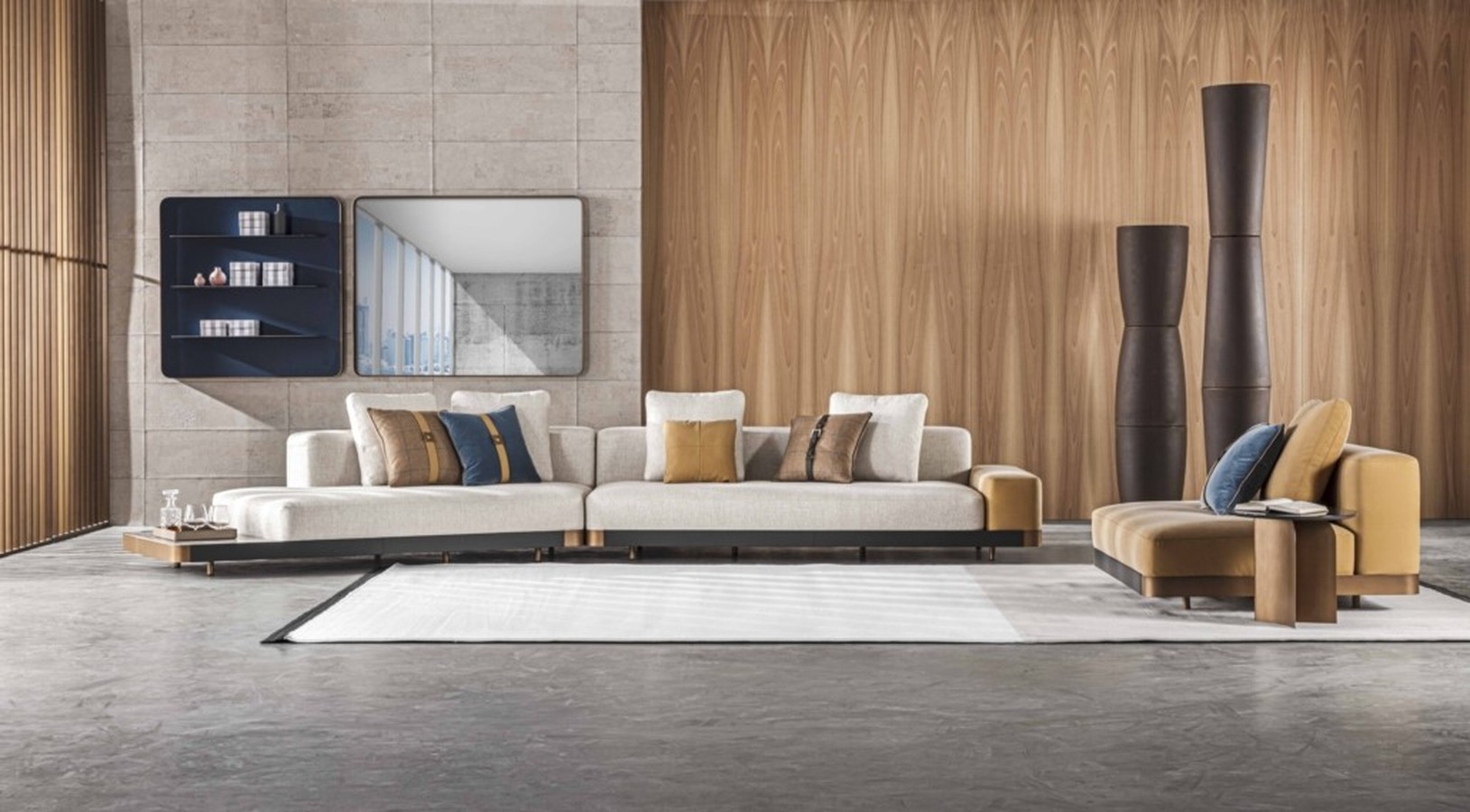 Книжный шкаф Meroni & Colzani Levante wall system