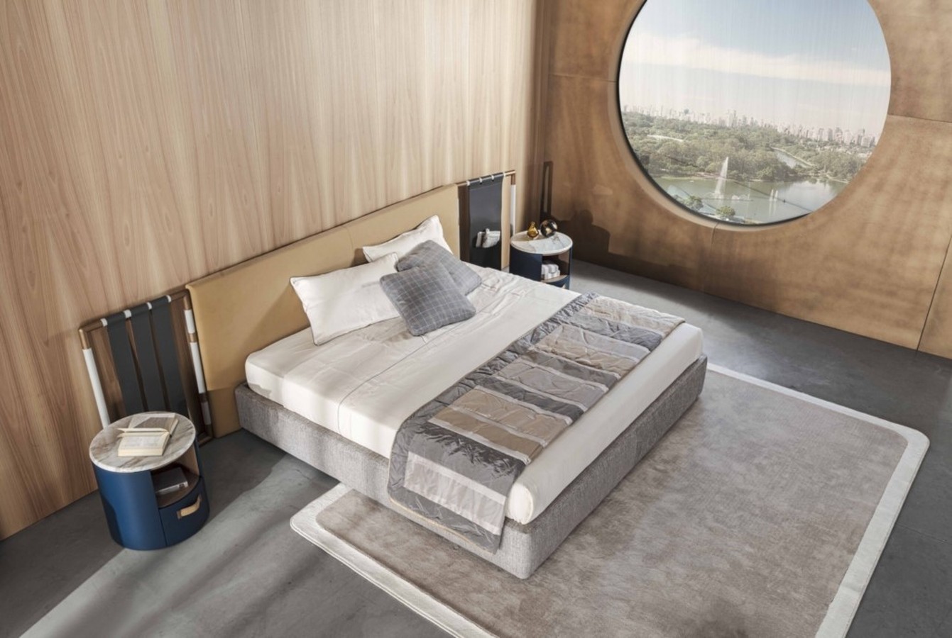 Кровать Meroni & Colzani Anzio bed