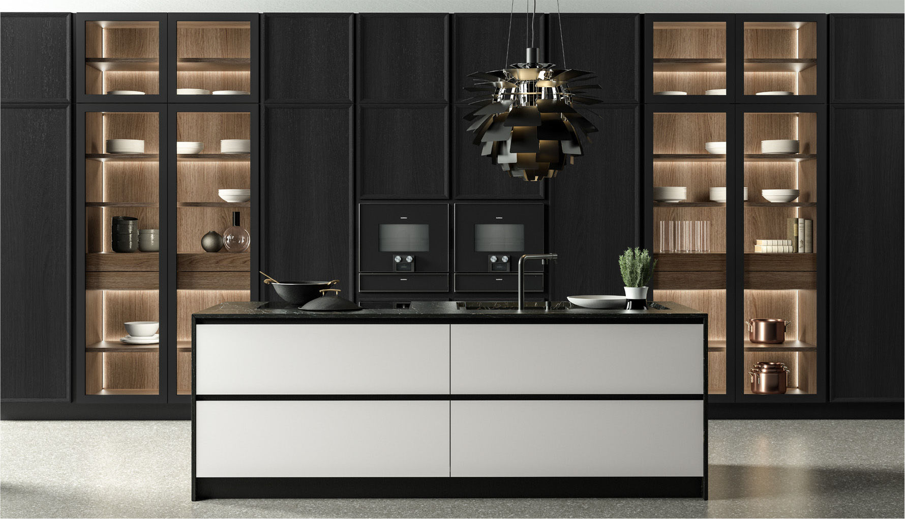 Кухня Castagna Cucine Déco Metal & Wood