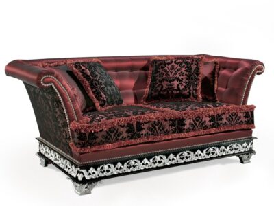 Обитый двухместный диван Francesco Molon D500.01 VANITY