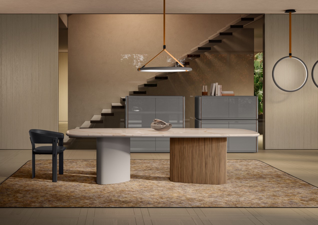 Стол Meroni & Colzani Stelvio table