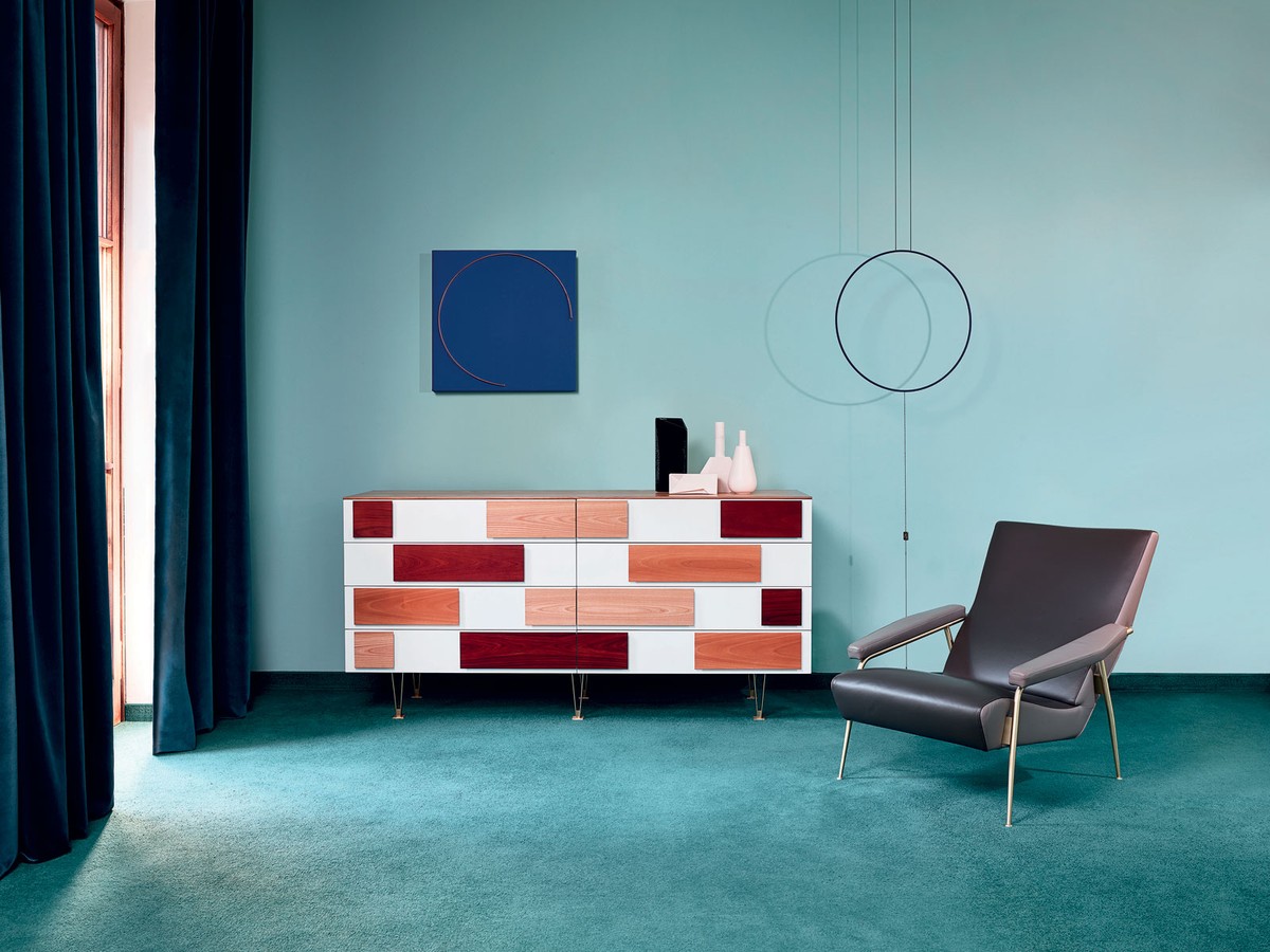 Комод Molteni&C D.655.1 D.655.2 дизайнер Gio Ponti
