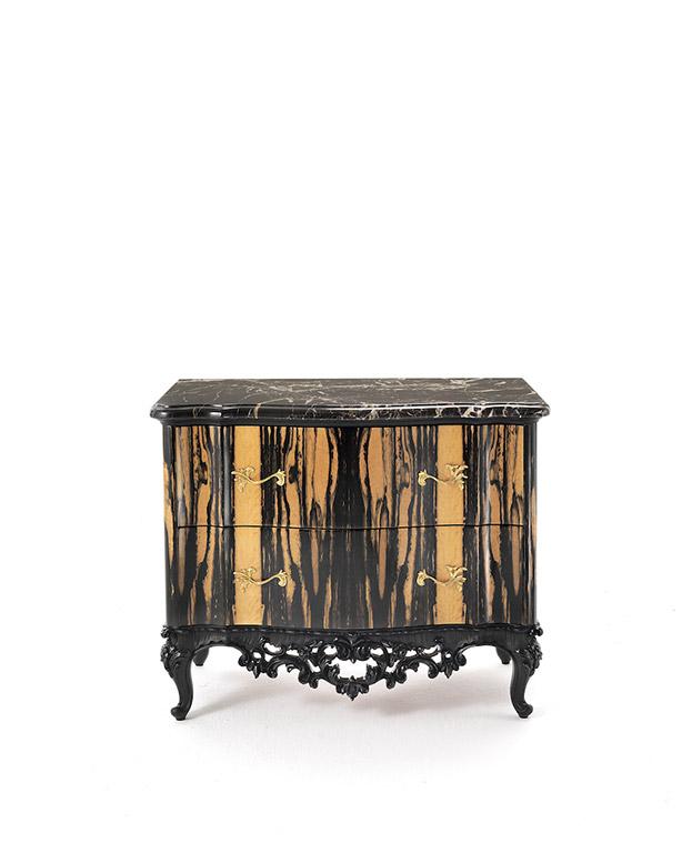 Прикроватная тумба OAK MG6826 Epoca: Rococò - Italia 1780 Период: Рококо – Италия 1780 г. Классический стиль