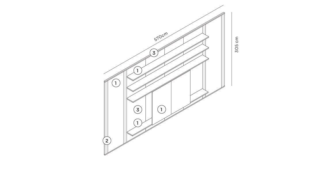 Стеновая панель Vittoria Frigerio Boiserie 02