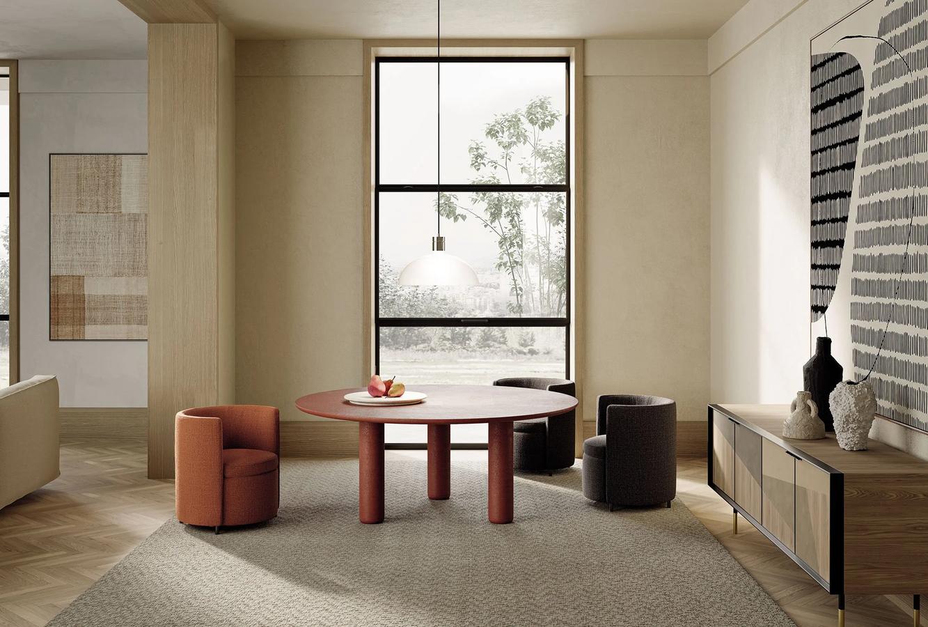 Стол Frigerio Roll-o дизайнер David Lopez Quincoces